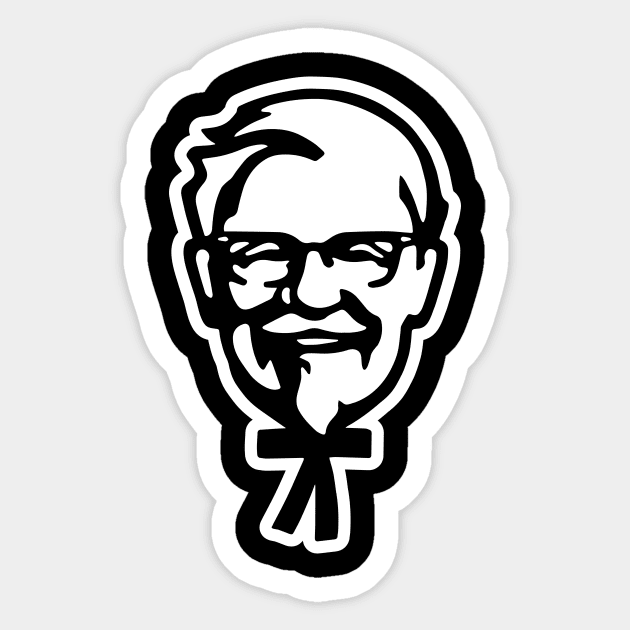 Col. Sanders Sticker by GandalfLives